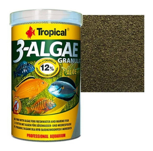 Ração 3-algae Granulat 110g Tropical