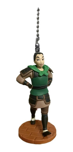 Mulan Warrior Soldier Lampara Luz Ventilador Pvc Figura