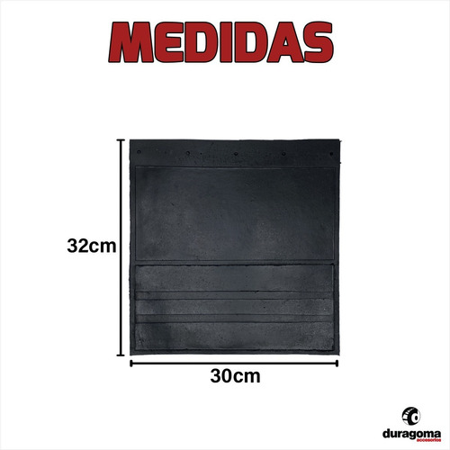 Imagen 3 de 6 de Juego X2 Barreros Goma 32x30 P/ Pick Up Camioneta Ford