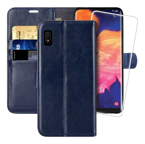 Funda Tipo Cartera Protector De Pantalla Para Galaxy A10e