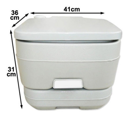 Imagen 2 de 10 de Inodoro Portátil Quimico 10l Con Pico 3 Direccion Y Valvula