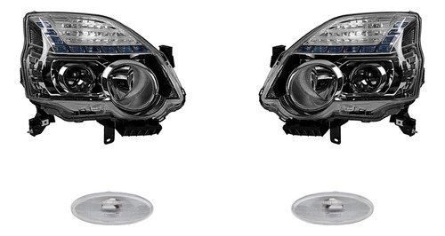 Cuartos + Faros 4 Piezas Depo X-trail 2011-2014