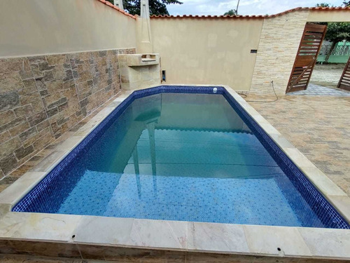 Imagem 1 de 14 de Casa Lado Praia Com Piscina Em Itanhaém