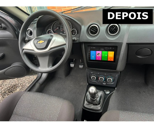 Multimidia Android Chevrolet Celta 2006-15 4/64gb Octa 4g