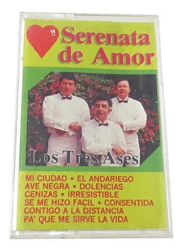 Los Tres Ases Serenata De Amor Tape Cassette Continental