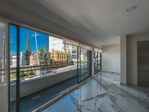 Departamento En Venta Con Terraza En Torre Huamantla 26.