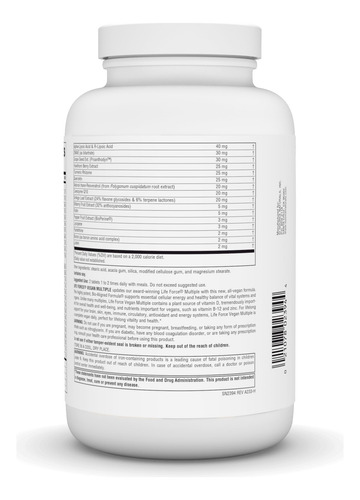 Source Naturals Vegan Force Multivitamínico 180 Tabletas