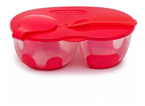 Imagen 2 de 5 de Bebe. Set Taper Doble Alimentacion Con Cuchara. Fisher Price