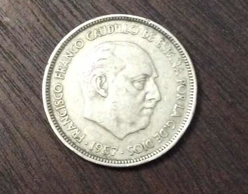 Moneda De Colección Francisco Franco 1957