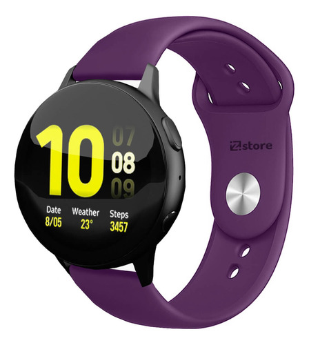 Correa Compatible Con Samsung Galaxy Watch Active 2 Morado