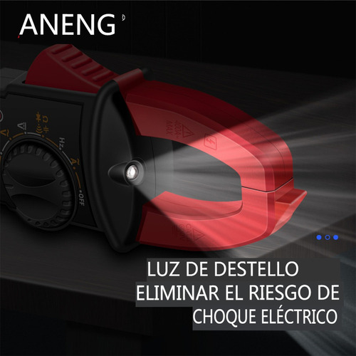 De Aneng Digital Pinza Medidor Multímetro Capacitancia 4000