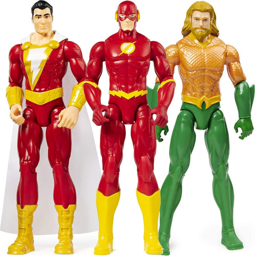 Flash Superman O Shazam Figura Articulada 30 Cm Dc Comics 