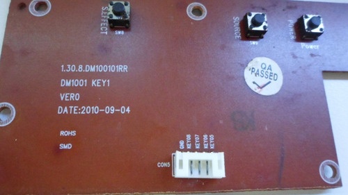 Bz 314 Repuesto Placas Key 1 Y Key2 Control Dvd Rca (Usado)