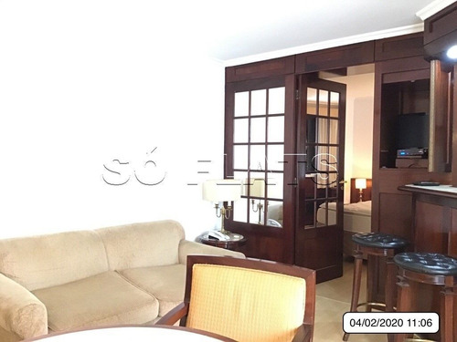 Imagem 7 de 15 de Flat Higienópolis Classic Localizado No Coração Do Pacaembu Com 1x Dormitório Bem Espaçoso. - Sf959