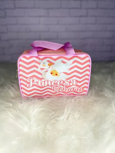 Boneca Bebê Reborn Linda Princesa 20 Itens Bolsa Lançamento