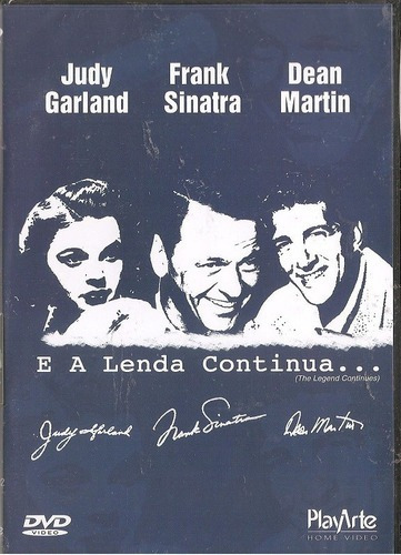 Judy Garland Frank Sinatra Dean Martin - E A Lenda Continua- Dvd 2000 Em Box Set Produzido Por Playarte