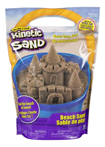 Kinetic Sand Arena Cinética De Playa Bolsa 1.3 Kg Unidad