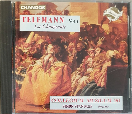 Cd Telemann - La Changeante Vol 1 - Violin
