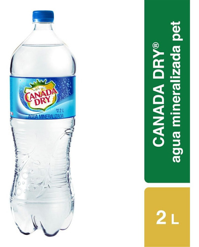 Agua Mineral Canada Dry Club Soda 2l