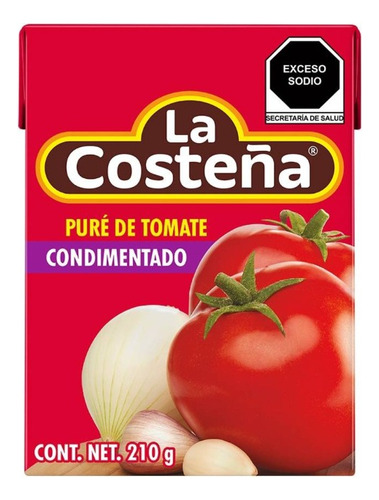 Puré De Tomate La Costeña Condimentado 210 G