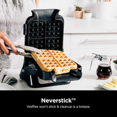 Máquina Para Hacer Gofres Ninja Bw1001 Neverstick Pro Con 5