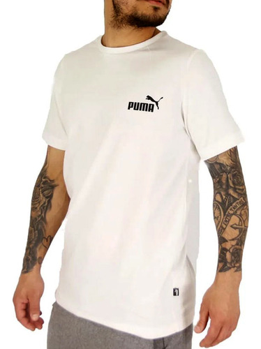 Remera Puma Moda Ess Small Logo Hombre Bl Tienda Oficial