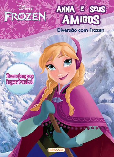 Livro Disney Frozen - Diversao Com Anna E Seus Amigos