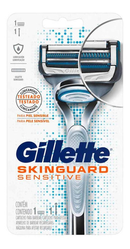 Máquina De Afeitar Gillette Skinguard 1 Máquina + 1 Cartucho