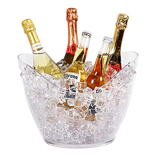 8l Beverage Tub Champagne Bucket With Handles,large Ice...