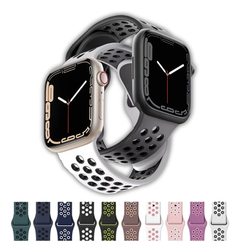 Correas Para Apple Watch Diseño Deportivo Premium 