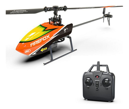 C129 4ch 6 Axis Flybarless Rc Helicóptero Con Control