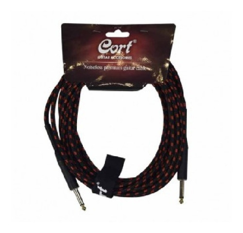 Cable Plug/plug Guitarra/bajo 5 Metros Cort Ca526