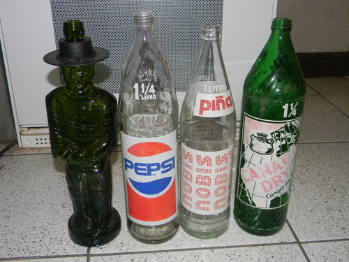 Imagen 2 de 8 de Lote 6 Botellas Bebida, Cerveza, Chilenas Grandes Antiguas