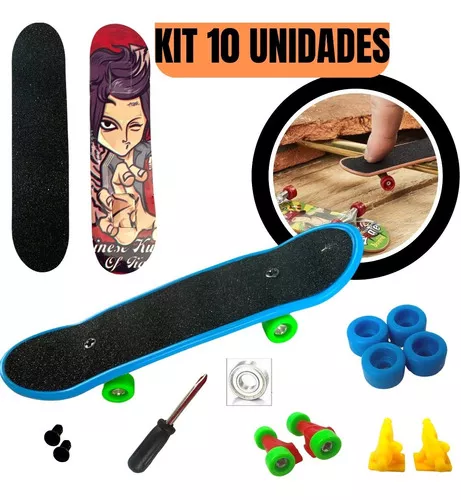 Skate De Dedo C/ Ferramentas Jogo Rodas Brinquedo Radical