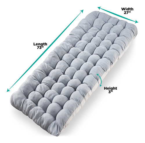Colchones Para Cunas De Camping Zonetech, Color Gris, De Pri