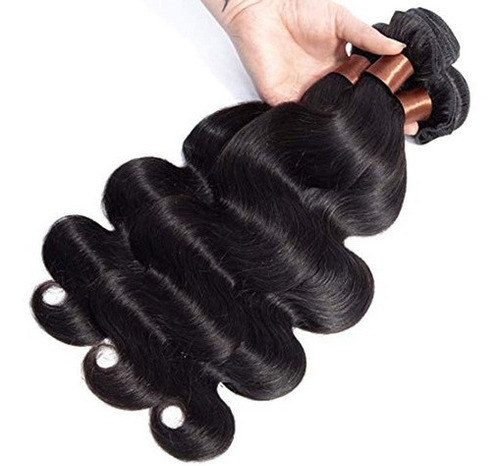 Angie Reina Malaysian Virgin Pelo Body Wave Bundles 100% Sin