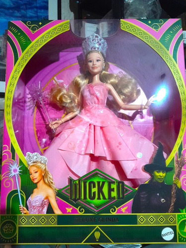Wicked Muñeca Glinda Deluxe Accesorios Mattel Universal