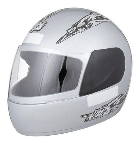 Capacete Pro Tork Liberty Four Prata Desenho Solid Tamanho do capacete 56