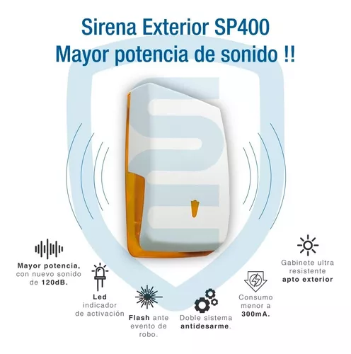 Kit Alarma Casa Marshall Ip Wifi Inalámbrica Domiciliaria Internet App  Celular Sirena Sensores Inalámbrica Garantía