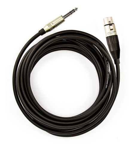 Cabo De Microfone Xlr X P10, Preto, 20 Metros