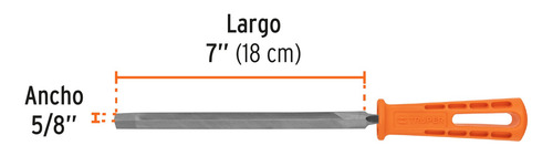 Lima Triangulo Regular 7'' Muza Acabado Fino Mango 10921