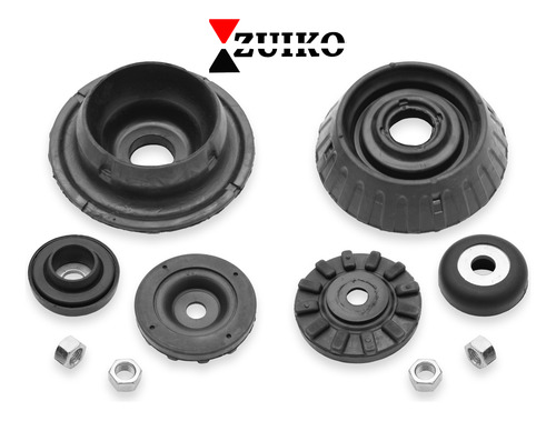 Kit 2 Bases Amortiguador Delanteras Honda Fit 1.5l 2007-2020