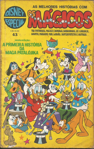 Hq Gibi Disney Especial N° 43 Os Mágicos - Sebo Famisc