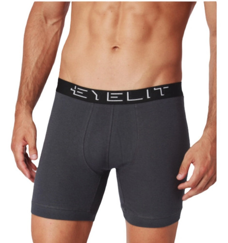 Pack X3 Boxers Pierna Larga Eyelit Algodon Y Lycra