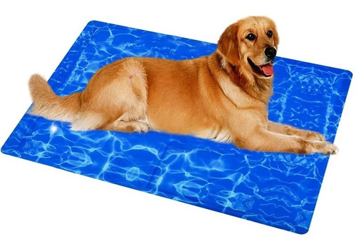 Imagen 7 de 9 de X2 Manta Refrescante Alfombra Mascotas Cama Perro 50x65cm M