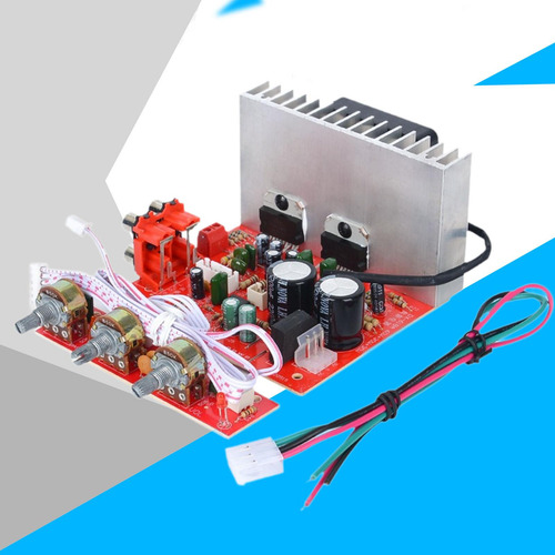 Placa Amplificadora Para Subwoofer, Con Control De Volumen Y