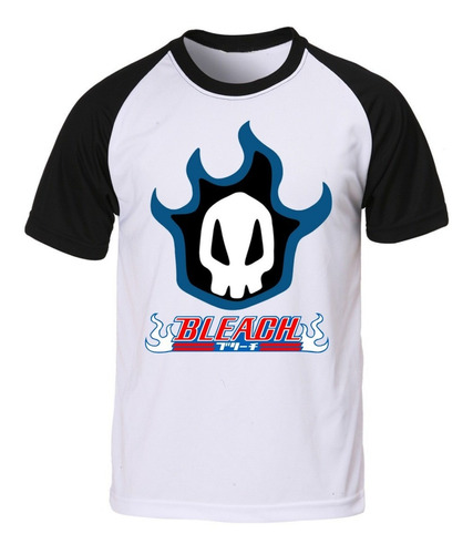 Remera Ranglan Bleach Fuego Azul - Anime