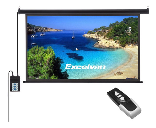 Pantalla Proyeccion Electrica 100 16:9 Hd Control Remoto