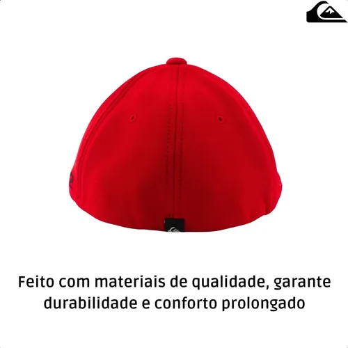 Boné Quiksilver Flexfit Emb Side Omni P Juvenil Letreiro Boné Quiksilver Flexfit Emb Side Omni P Juvenil Letreiro