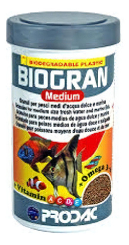 Prodac Biogran Gránulos 120gr Medium Peces Tropicales Polypt